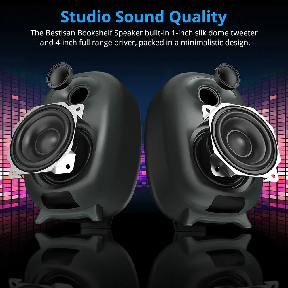 60W Gaming Bluetooth Speaker Soundbar for PC & TV (Black)