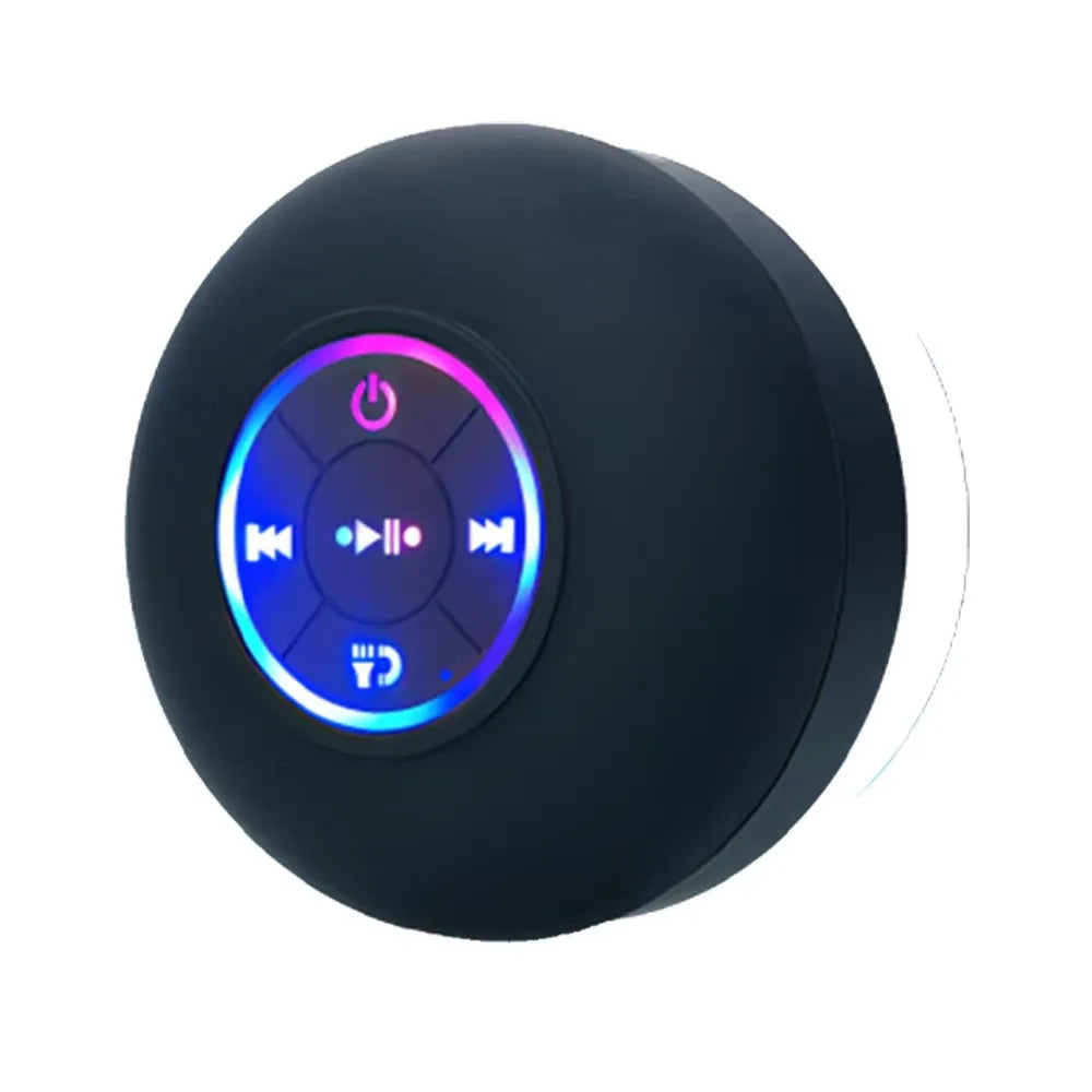 Bluetooth Mini Speaker with LED Lights Black