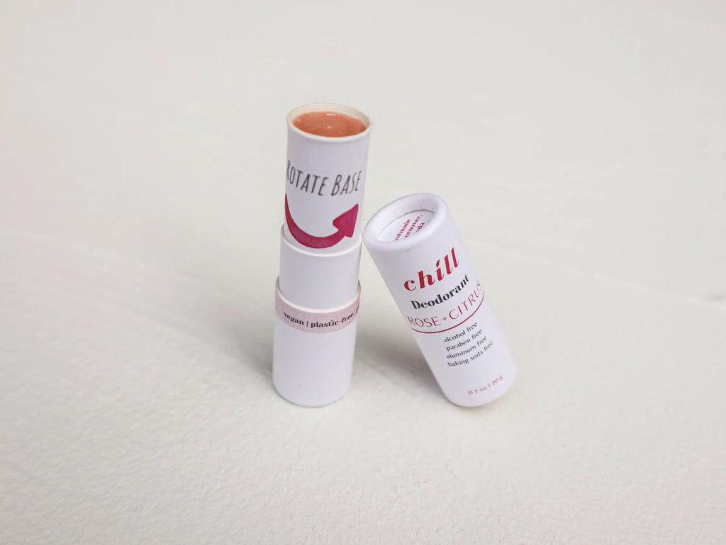 Natural Deodorant Stick - Rose & Citrus-3