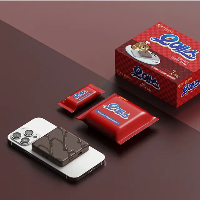 [Haitai Confectionery X Miniduct] "Don't eat it!!" Oh Yes MagSafe Auxiliary Battery-0